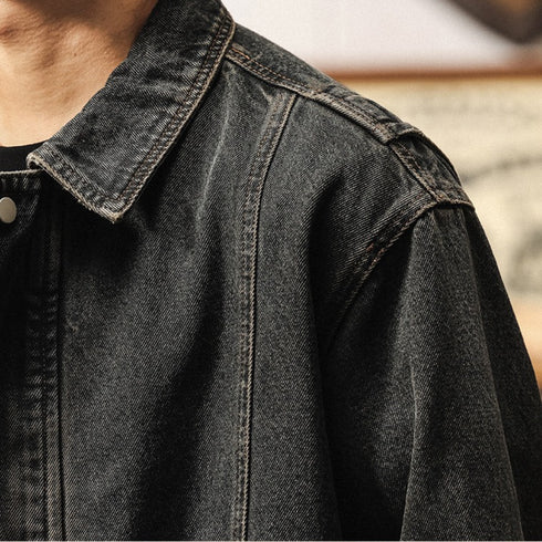 Vintage Wash Denim Jacket P1833